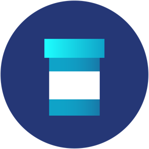pill dispensing container icon